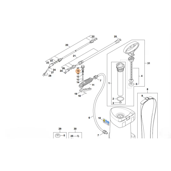 STIHL  Pierścień uszczelniający 4255 529 0200